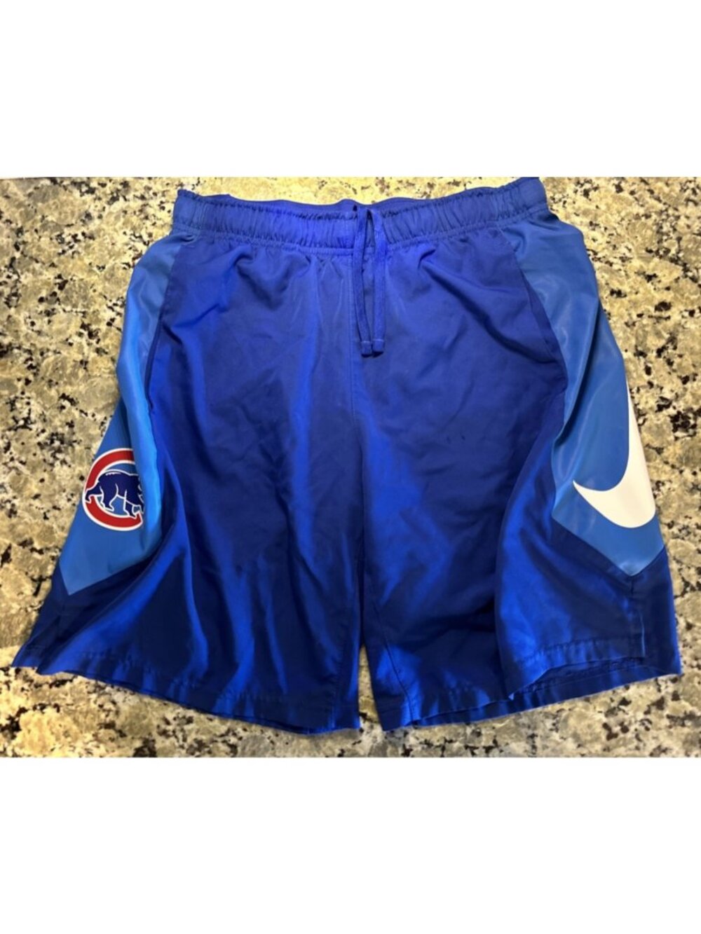 Chicago Cubs Nike Dri Fit Men's Shorts M Blue Authentic Collection Performance